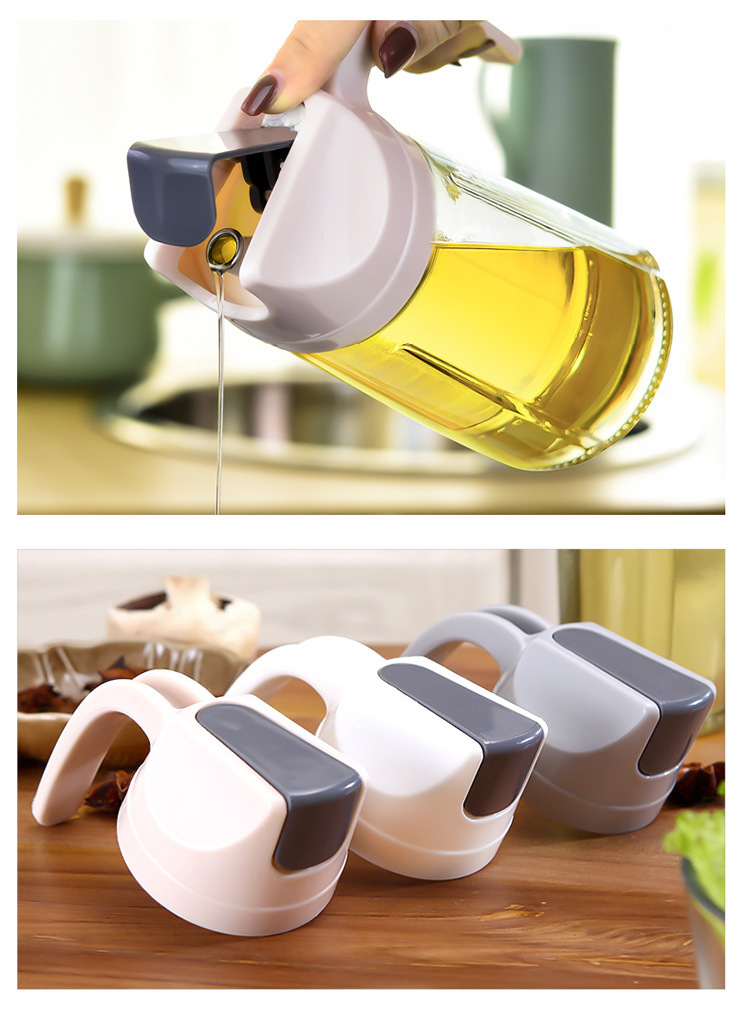automatic opening and closing of seasoning bottle oil and vinegar bottle oil pot glass oil pot household oil bottle automatic opening and closing of seasoning bottle oil and vinegar bottle oil pot glass oil pot household oil bottle