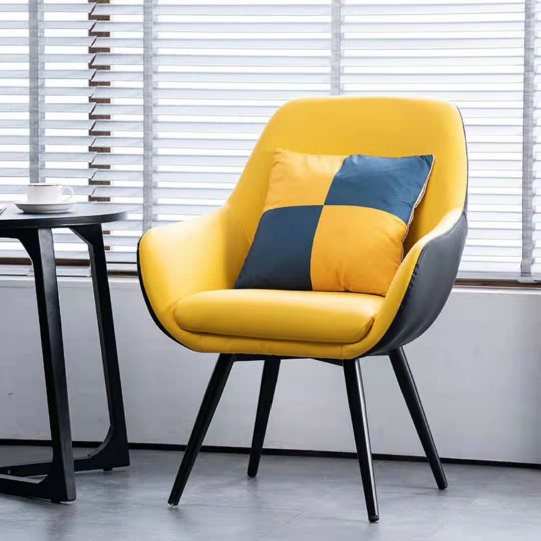 Factory Direct Sales Single Lazy Sofa Small Apartment Home Bedroom Internet Celebrity Balcony Leisure Small Sofa Backrest Chair