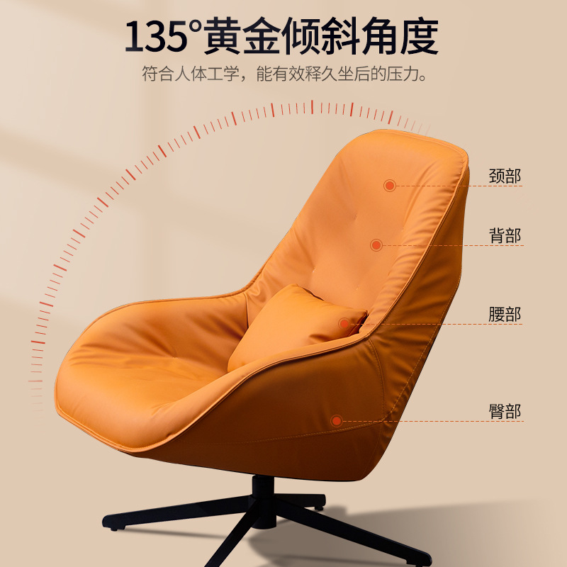 Nordic Lazy Sofa Single-Seat Sofa Chair Small Apartment Living Room Lazy Bone Chair Seats Bedroom Balcony Leisure Armchair