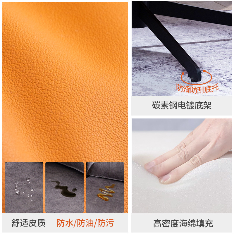 Nordic Lazy Sofa Single-Seat Sofa Chair Small Apartment Living Room Lazy Bone Chair Seats Bedroom Balcony Leisure Armchair