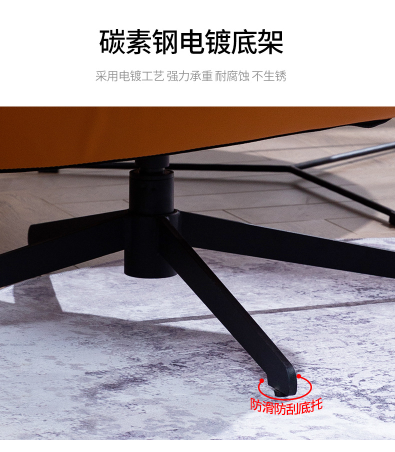 Nordic Lazy Sofa Single-Seat Sofa Chair Small Apartment Living Room Lazy Bone Chair Seats Bedroom Balcony Leisure Armchair