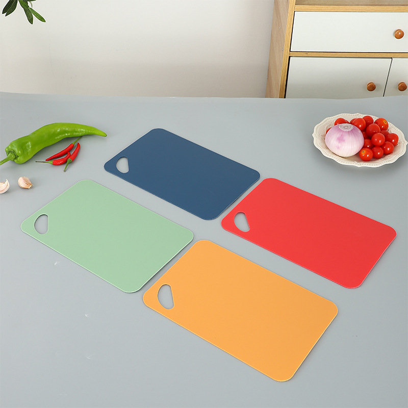 Plastic Classification Cutting Board 4-Piece Set Household Baby Food Supplement Cutting Chopping Board for Fruits Kitchen Slicer Classification Cutting Board Set