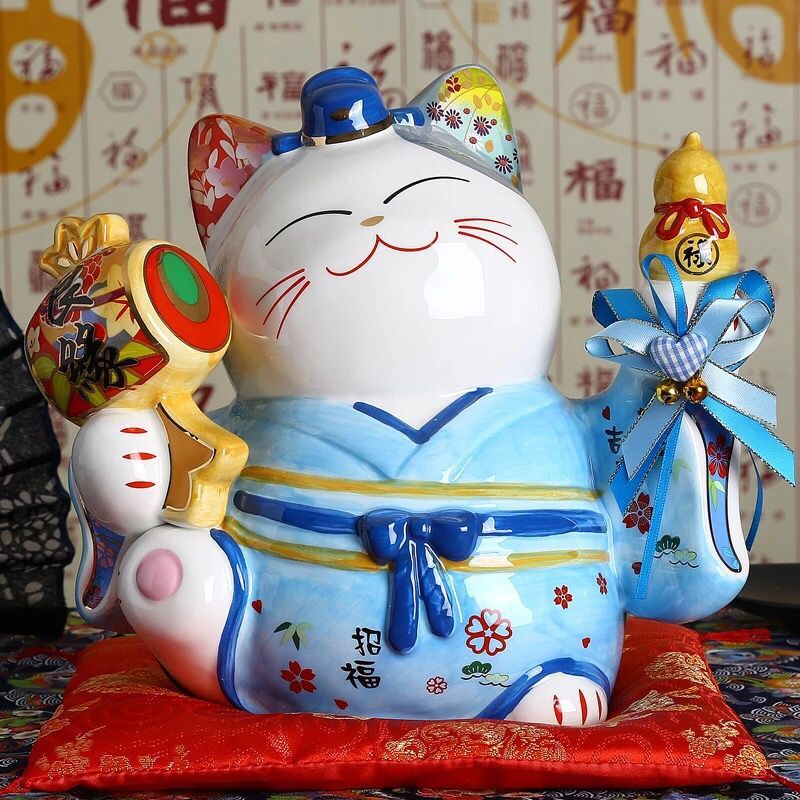 Japanese Lucky Cat Decoration Creative Wedding Gift Girlfriends&#039; Gift Couple Wedding CeremonyImported arts and crafts