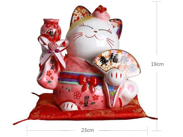 Japanese Lucky Cat Decoration Creative Wedding Gift Girlfriends' Gift Couple Wedding CeremonyImported arts and crafts Japanese Lucky Cat Decoration Creative Wedding Gift Girlfriends' Gift Couple Wedding CeremonyImported arts and crafts