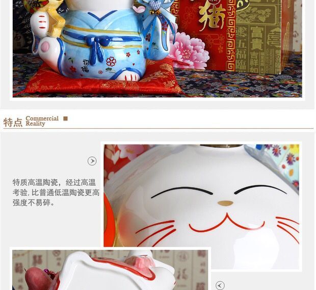 Japanese Lucky Cat Decoration Creative Wedding Gift Girlfriends' Gift Couple Wedding CeremonyImported arts and crafts Japanese Lucky Cat Decoration Creative Wedding Gift Girlfriends' Gift Couple Wedding CeremonyImported arts and crafts