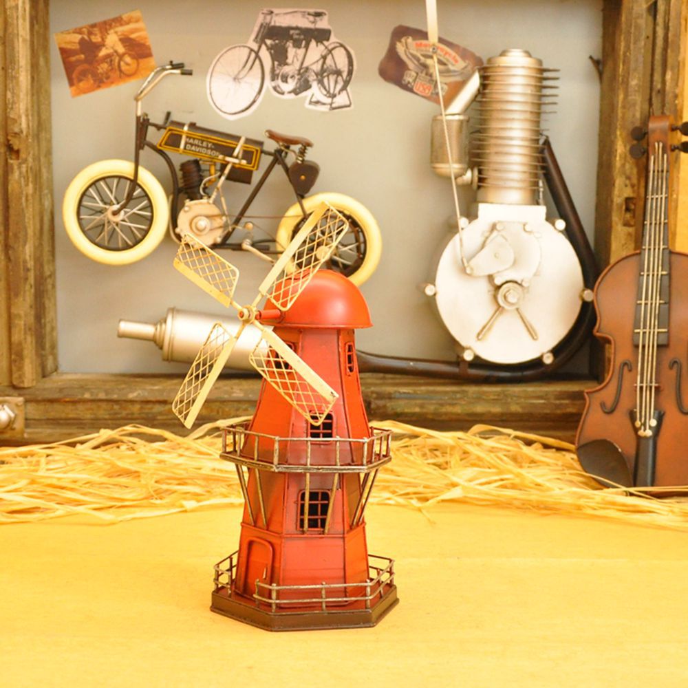 European small windmill piggy bank household soft outfit place adorn article restaurant clothing store window display arts and crafts