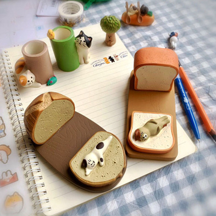 Imported arts and crafts Grocery Toast Bag Cat Mobile Phone Stand Tablet iPad Stand Ins Couple Small Gift