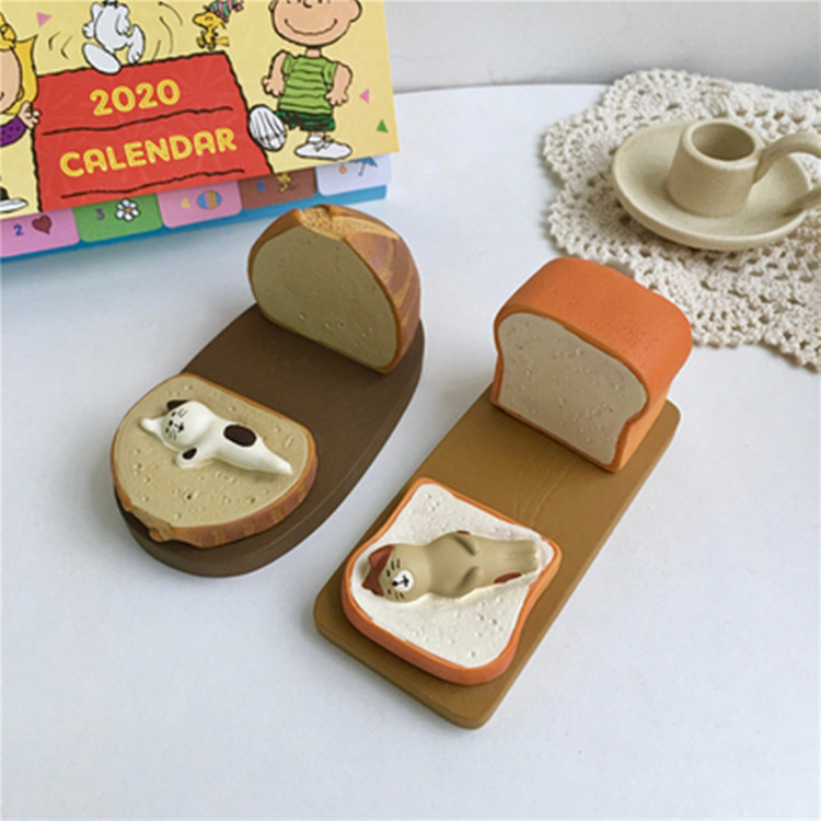 Imported arts and crafts Grocery Toast Bag Cat Mobile Phone Stand Tablet iPad Stand Ins Couple Small Gift