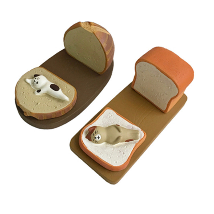 Imported arts and crafts Grocery Toast Bag Cat Mobile Phone Stand Tablet iPad Stand Ins Couple Small Gift