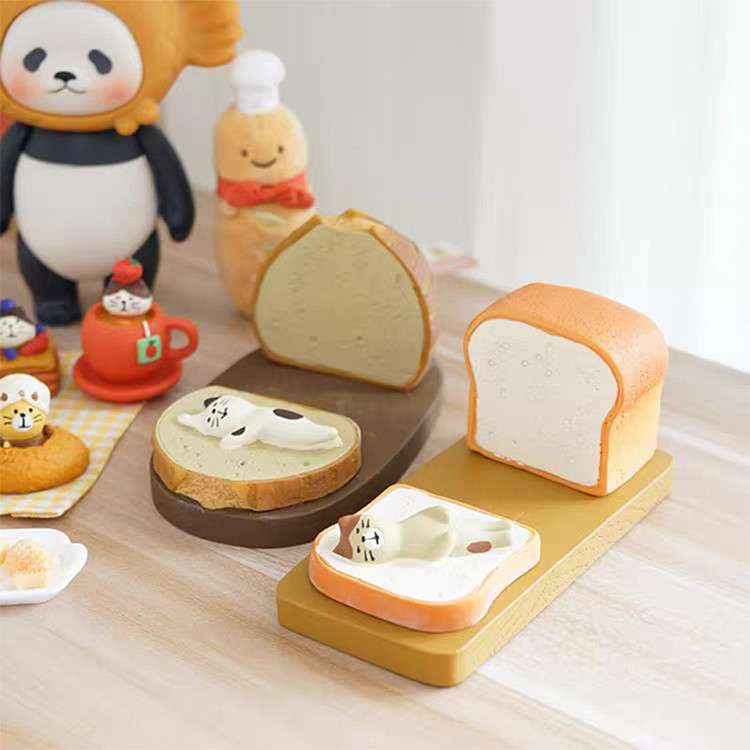 Imported arts and crafts Grocery Toast Bag Cat Mobile Phone Stand Tablet iPad Stand Ins Couple Small Gift