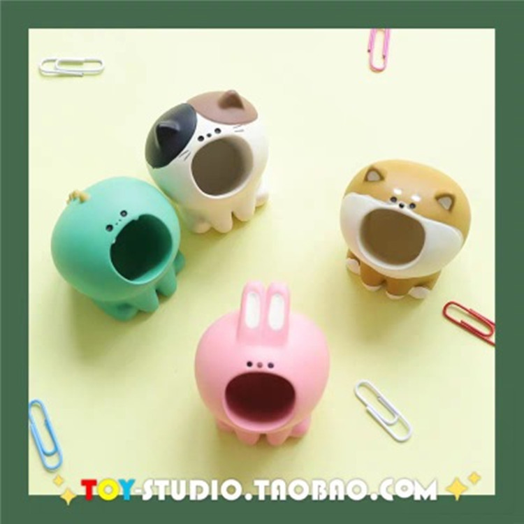 Imported arts and crafts Grocery Toast Bag Cat Mobile Phone Stand Tablet iPad Stand Ins Couple Small Gift