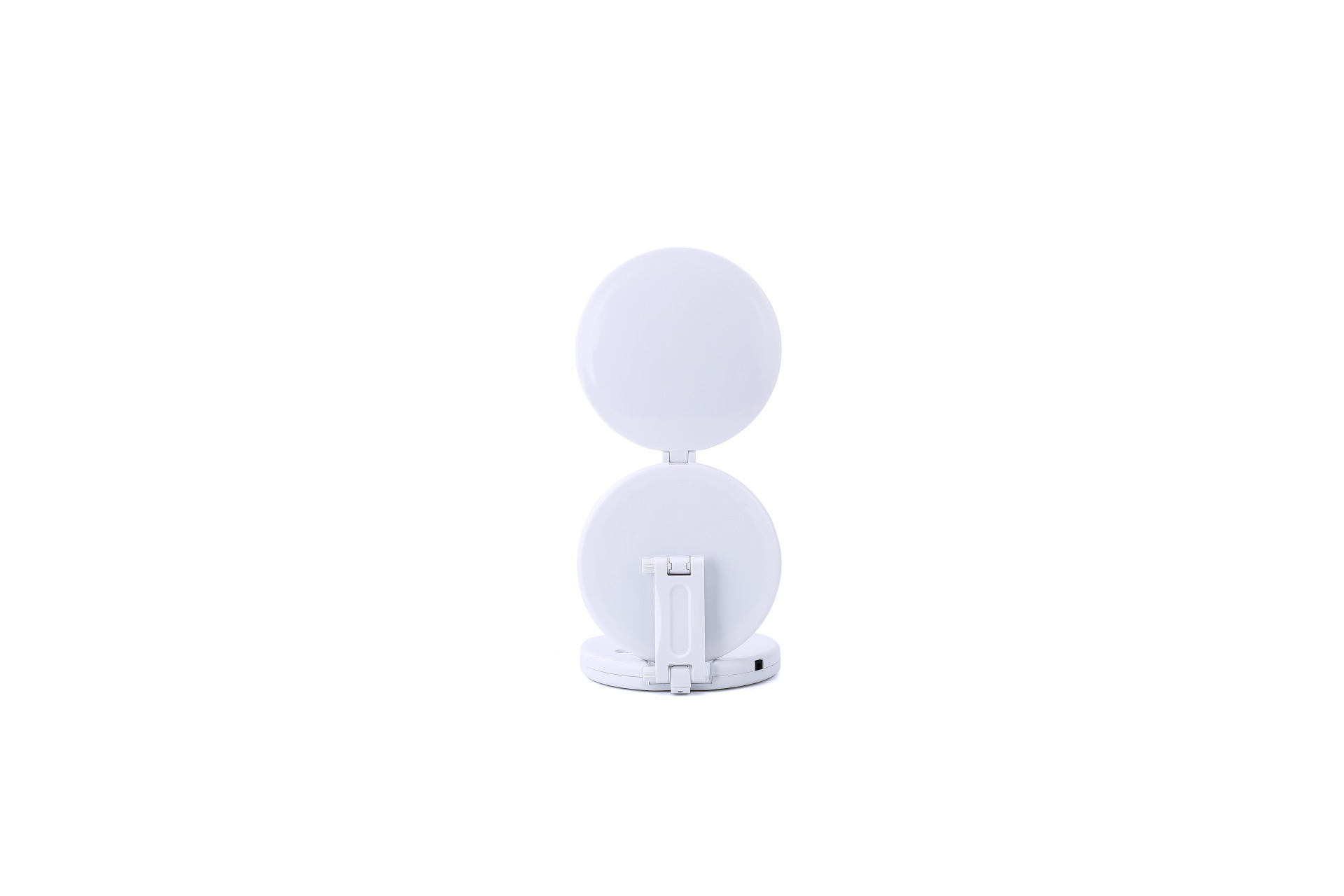 Internet Celebrity Led Make-up Mirror Folding Beauty Dressing Mirror Portable USB Double-Sided Light Mirror 5 Times Fill Light Small Mirror Customization