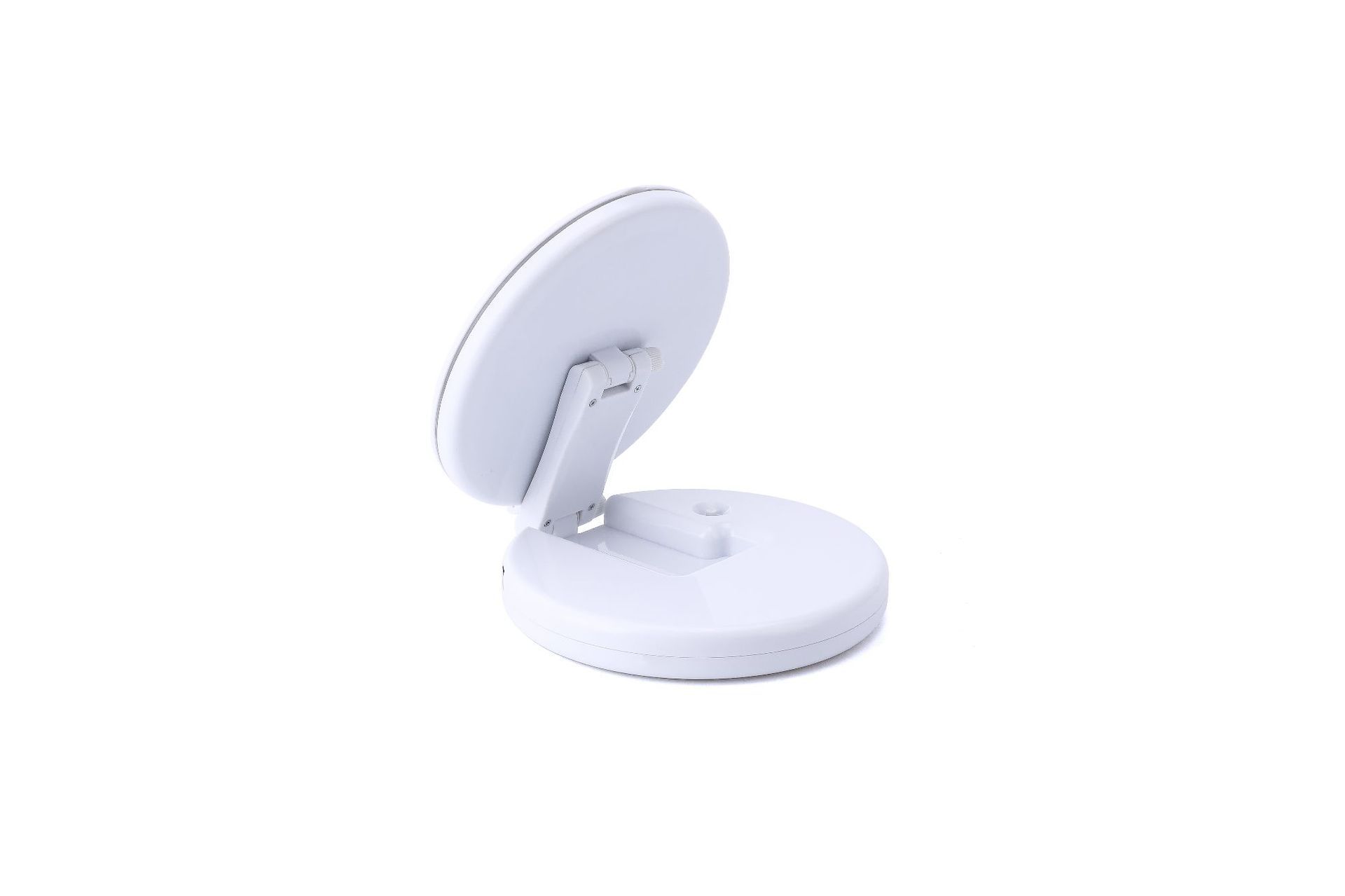 Internet Celebrity Led Make-up Mirror Folding Beauty Dressing Mirror Portable USB Double-Sided Light Mirror 5 Times Fill Light Small Mirror Customization
