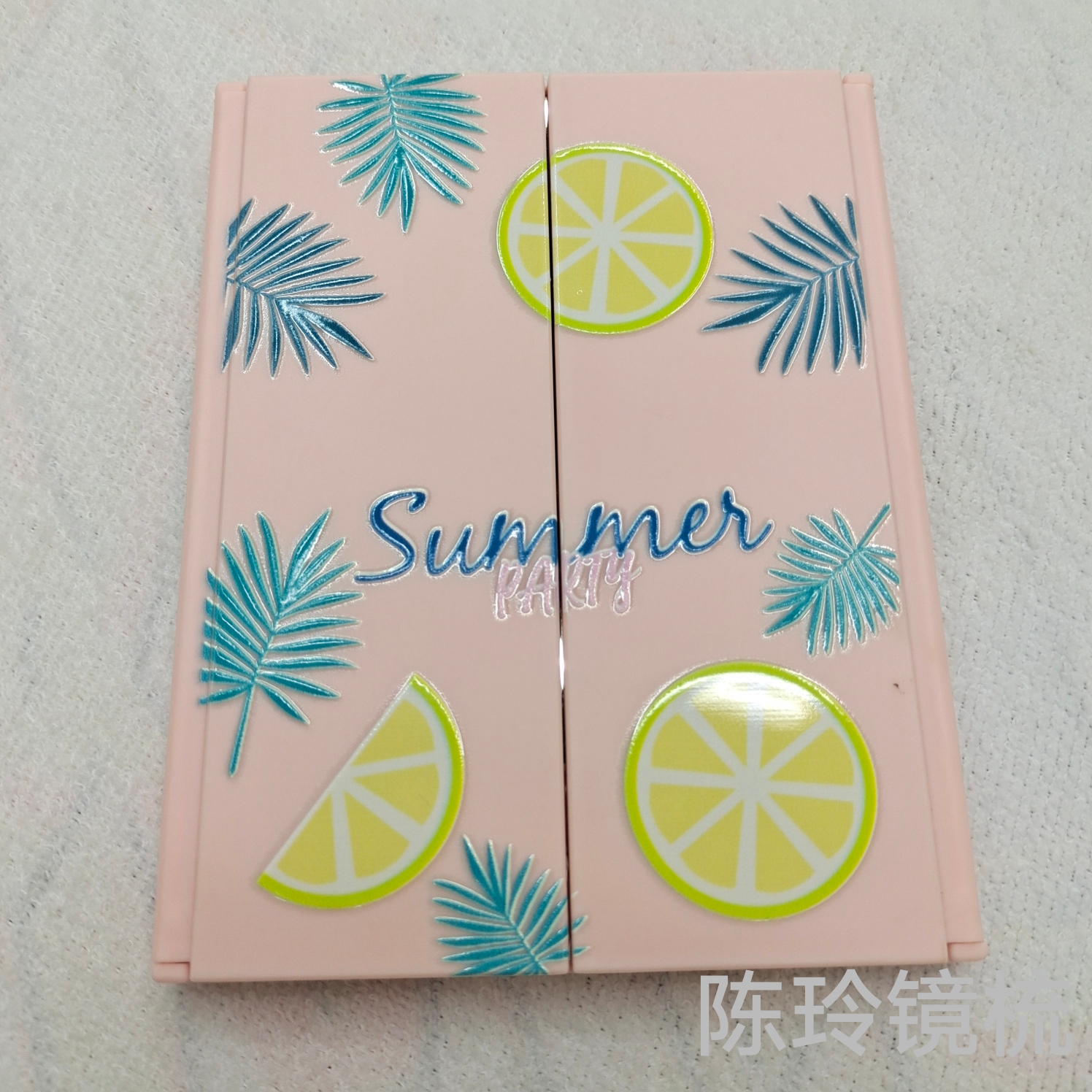 Japanese-Style 3-Way Mirror Makeup Mirror Portable Portable Desktop Dressing Mirror Makeup Room Folding Mirror Panoramic Non-Luminous