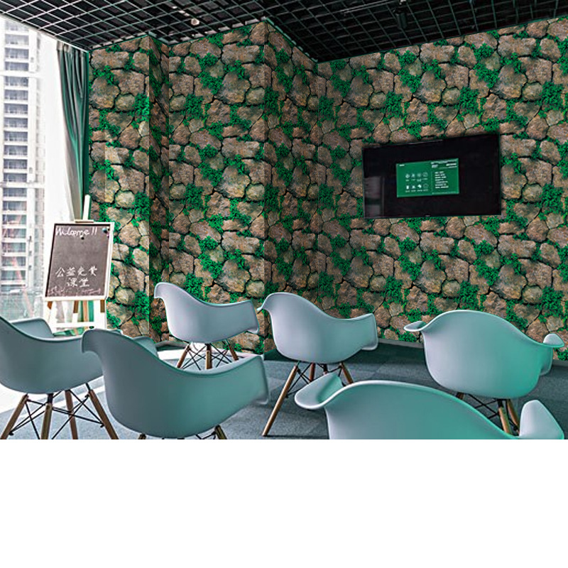 Wallpaper Wholesale Realistic Brick Stickers Foreign Trade Popular Style Living Room Bedroom Bar Dining Room Wall Painting 45cm * 1M