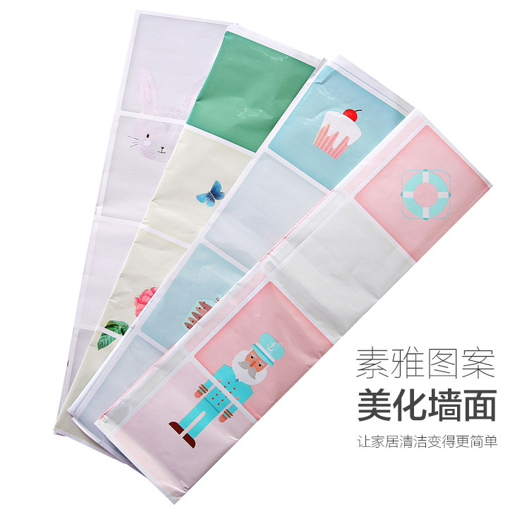 temperature and oil resistant sticker Household kitchen tile wall waterproof wallpaper oil proof paper lampblack sticker temperature and oil resistant sticker Household kitchen tile wall waterproof wallpaper oil proof paper lampblack sticker