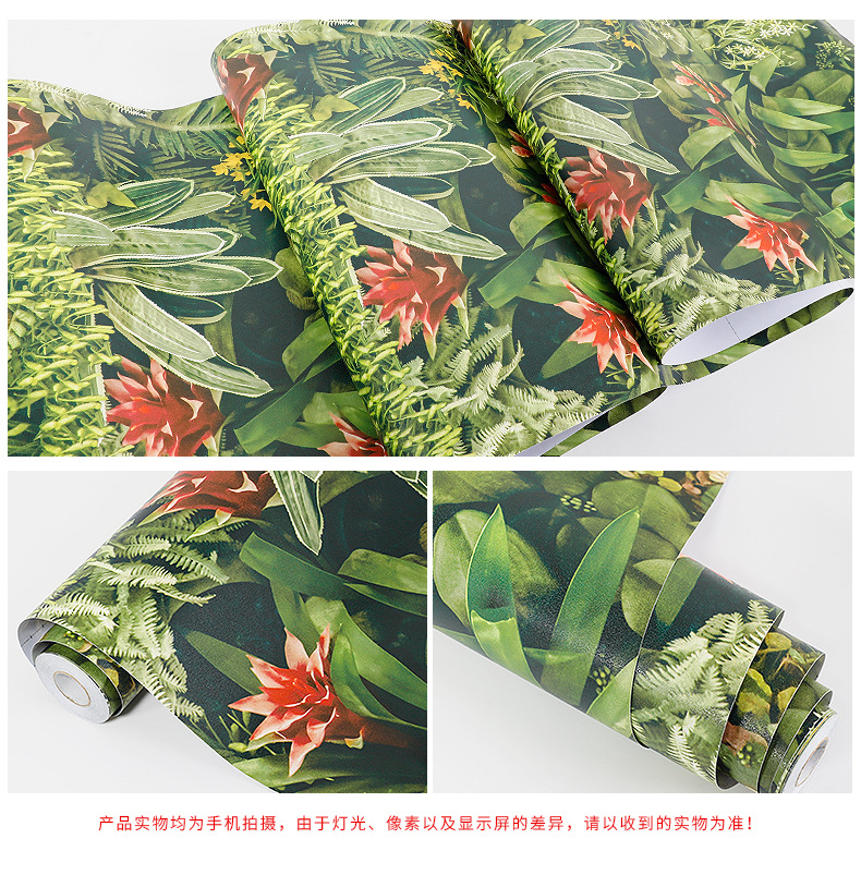 Green Plant Wallpaper Dining Room Entrance Company Balcony Dormitory TV Wall Background Wall Decoration Wallpaper SA-1038 Green Plant Wallpaper Dining Room Entrance Company Balcony Dormitory TV Wall Background Wall Decoration Wallpaper SA-1038
