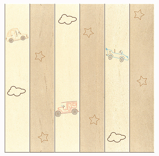 New Children&#039;s Room Cartoon Wood Grain Anti-Collision Sponge Foam Wall Sticker Waterproof PE Elastic Brick Self-Adhesive Wallpaper