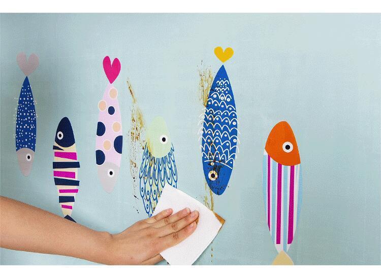 temperature and oil resistant sticker Household kitchen tile wall waterproof wallpaper oil proof paper lampblack sticker