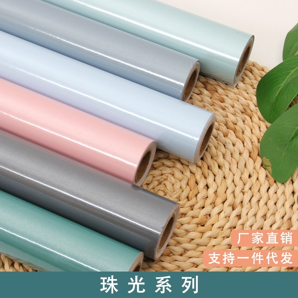 Light Luxury Paint Wallpaper Self-Adhesive Solid Color Highlight Waterproof Moisture-Proof Wardrobe Desktop Renovation Bedroom Erasable Stickers Light Luxury Paint Wallpaper Self-Adhesive Solid Color Highlight Waterproof Moisture-Proof Wardrobe Desktop Renovation Bedroom Erasable Stickers