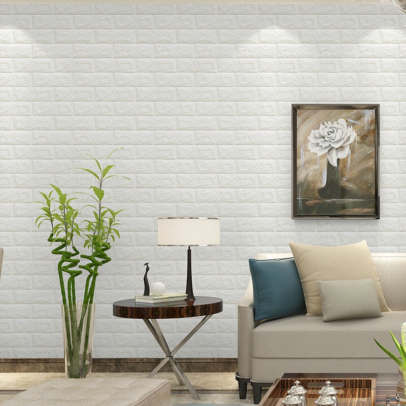Foam Brick Pattern 3D Stereo Wall Self-Adhesive Sticker Wallpaper Bedroom Background Wall Wallpaper Stickers Children's Room Kitchen Greaseproof Stickers Foam Brick Pattern 3D Stereo Wall Self-Adhesive Sticker Wallpaper Bedroom Background Wall Wallpaper Stickers Children's Room Kitchen Greaseproof Stickers
