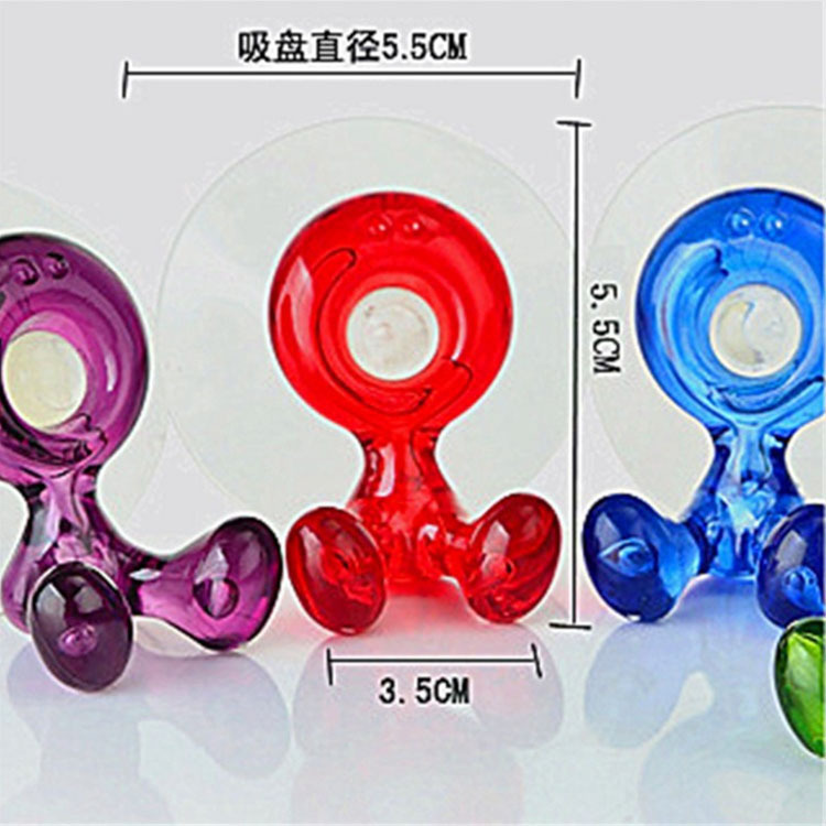 Suction cup toothbrush holder Home daily use lovely color towel holder spot suction wall type toothbrush holder