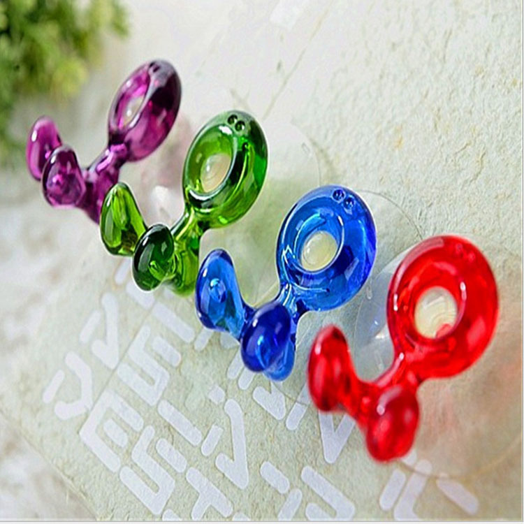 Suction cup toothbrush holder Home daily use lovely color towel holder spot suction wall type toothbrush holder