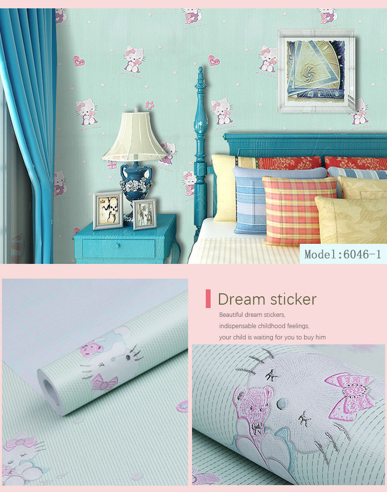 Fudi Wallpaper Thick Self-Adhesive Wallpaper PVC Waterproof Stickers Cartoon Bedroom Background Wall Stickers 10 M Fudi Wallpaper Thick Self-Adhesive Wallpaper PVC Waterproof Stickers Cartoon Bedroom Background Wall Stickers 10 M