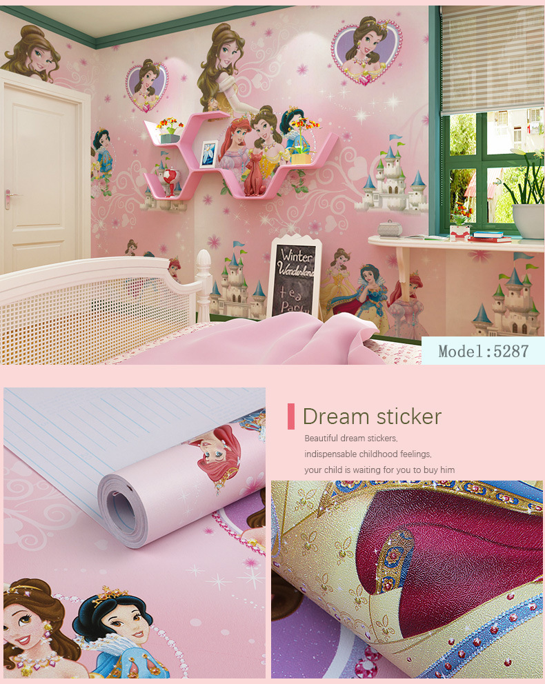 Fudi Wallpaper Thick Self-Adhesive Wallpaper PVC Waterproof Stickers Cartoon Bedroom Background Wall Stickers 10 M Fudi Wallpaper Thick Self-Adhesive Wallpaper PVC Waterproof Stickers Cartoon Bedroom Background Wall Stickers 10 M