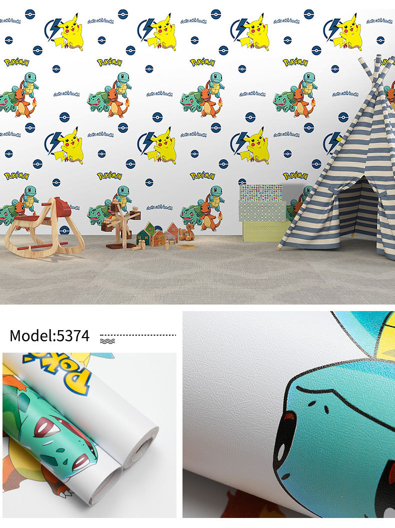 Fudi Wallpaper Thick Self-Adhesive Wallpaper PVC Waterproof Stickers Cartoon Bedroom Background Wall Stickers 10 M Fudi Wallpaper Thick Self-Adhesive Wallpaper PVC Waterproof Stickers Cartoon Bedroom Background Wall Stickers 10 M