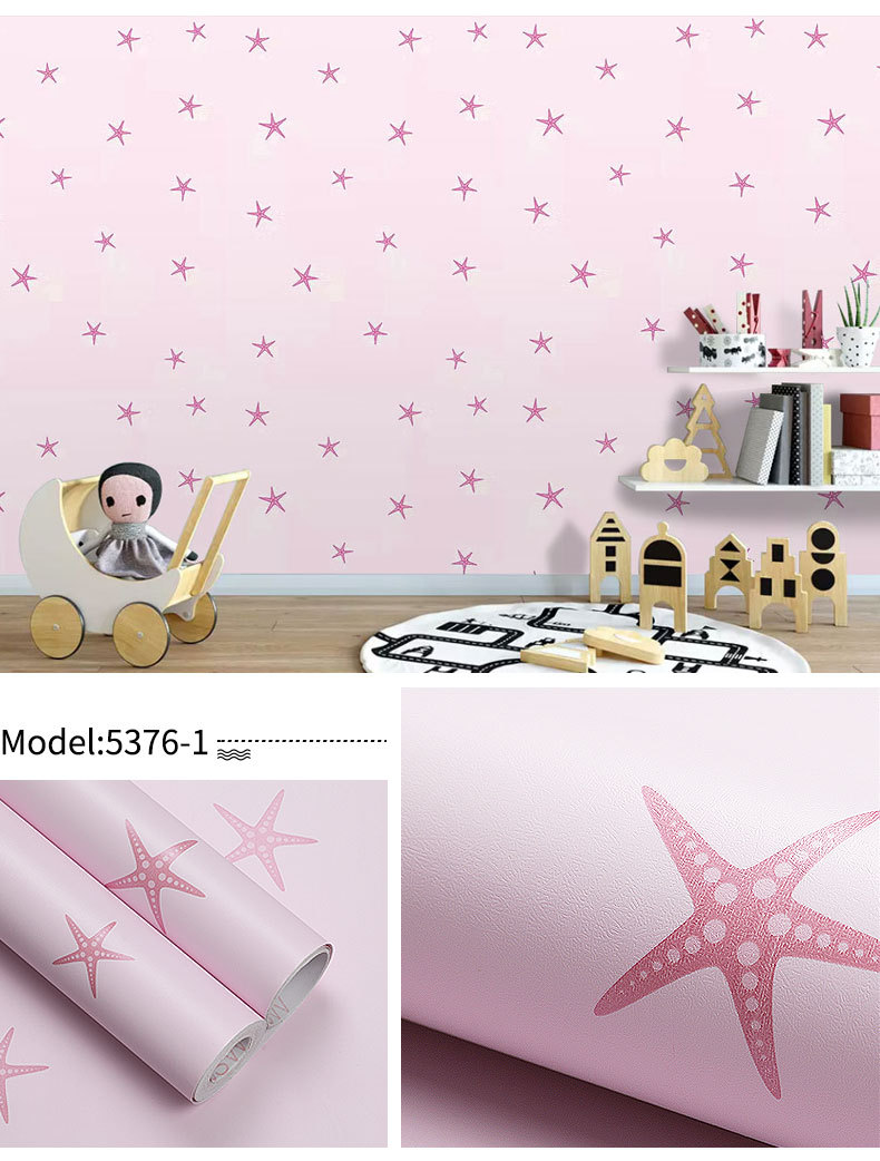 Fudi Wallpaper Thick Self-Adhesive Wallpaper PVC Waterproof Stickers Cartoon Bedroom Background Wall Stickers 10 M Fudi Wallpaper Thick Self-Adhesive Wallpaper PVC Waterproof Stickers Cartoon Bedroom Background Wall Stickers 10 M
