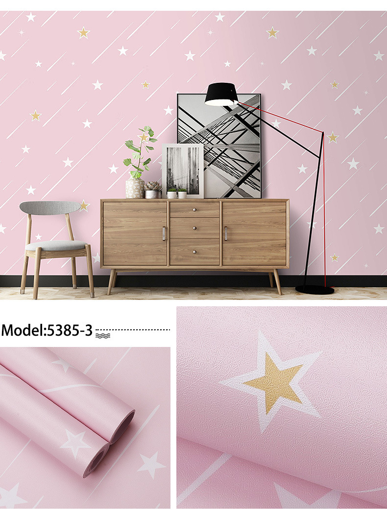 Fudi Wallpaper Thick Self-Adhesive Wallpaper PVC Waterproof Stickers Cartoon Bedroom Background Wall Stickers 10 M Fudi Wallpaper Thick Self-Adhesive Wallpaper PVC Waterproof Stickers Cartoon Bedroom Background Wall Stickers 10 M