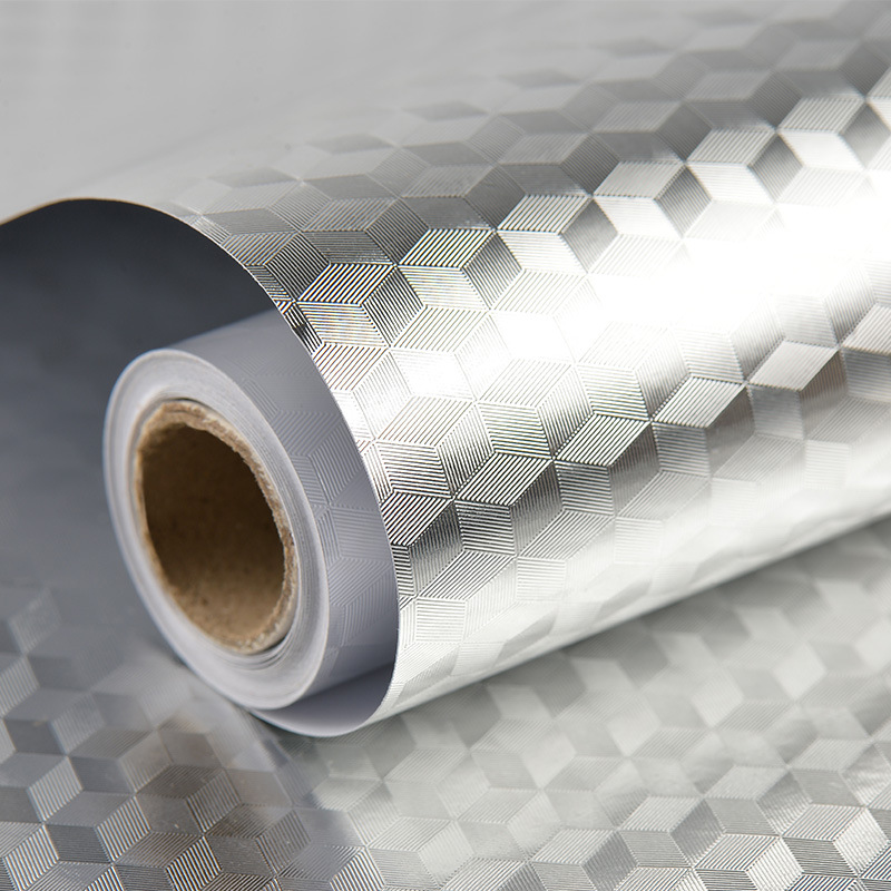 Kitchen Wall Stove Aluminum Foil Oil Proof Sticker Anti-Fouling High Temperature Resistant Aluminum Foil Wall Sticker Thickened Self-Adhesive Cutting Wallpaper