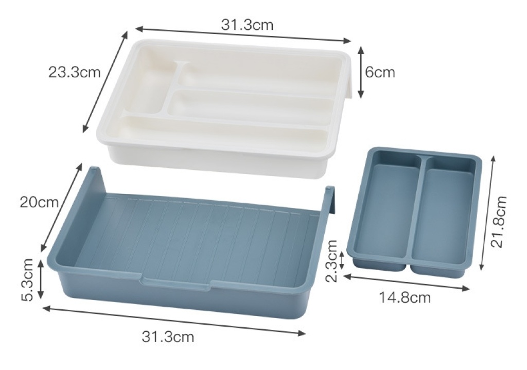 K03-8023 Drawer Divider Storage Box Tableware Assorted Storage Box Storage Box Kitchen Desktop Compartment Stationery Storage Box Storage Box K03-8023 Drawer Divider Storage Box Tableware Assorted Storage Box Storage Box Kitchen Desktop Compartment Stationery Storage Box Storage Box