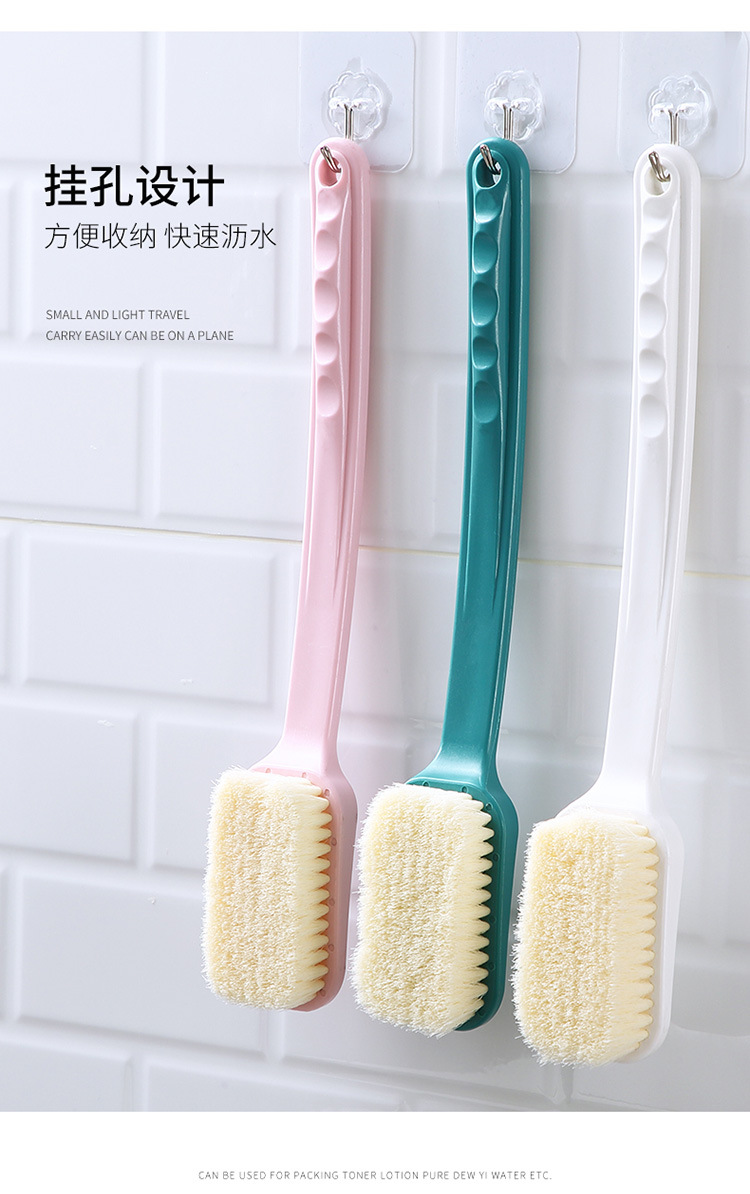 Bath scrub Bath towel long handle soft hair Bath products rub mud do not ask people back brush Bath brush Bath scrub Bath towel long handle soft hair Bath products rub mud do not ask people back brush Bath brush