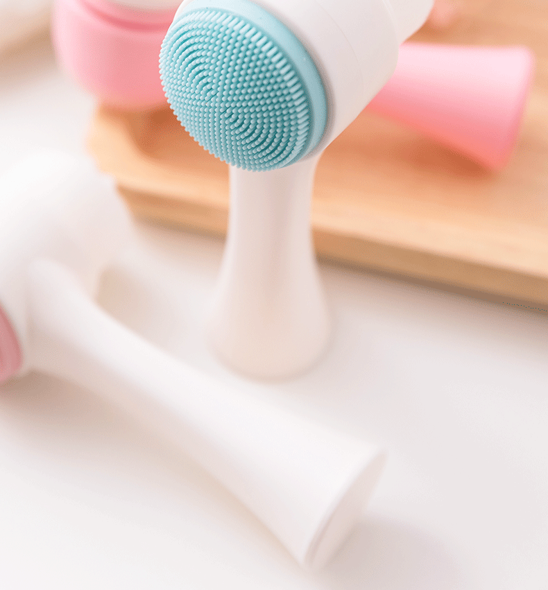 Double-Sided Face Brush Soft Bristles Silicone Facial Cleansing Instrument Manual Facial Brush TikTok Face Wash Deep Pore Cleaner Double-Sided Face Brush Soft Bristles Silicone Facial Cleansing Instrument Manual Facial Brush TikTok Face Wash Deep Pore Cleaner