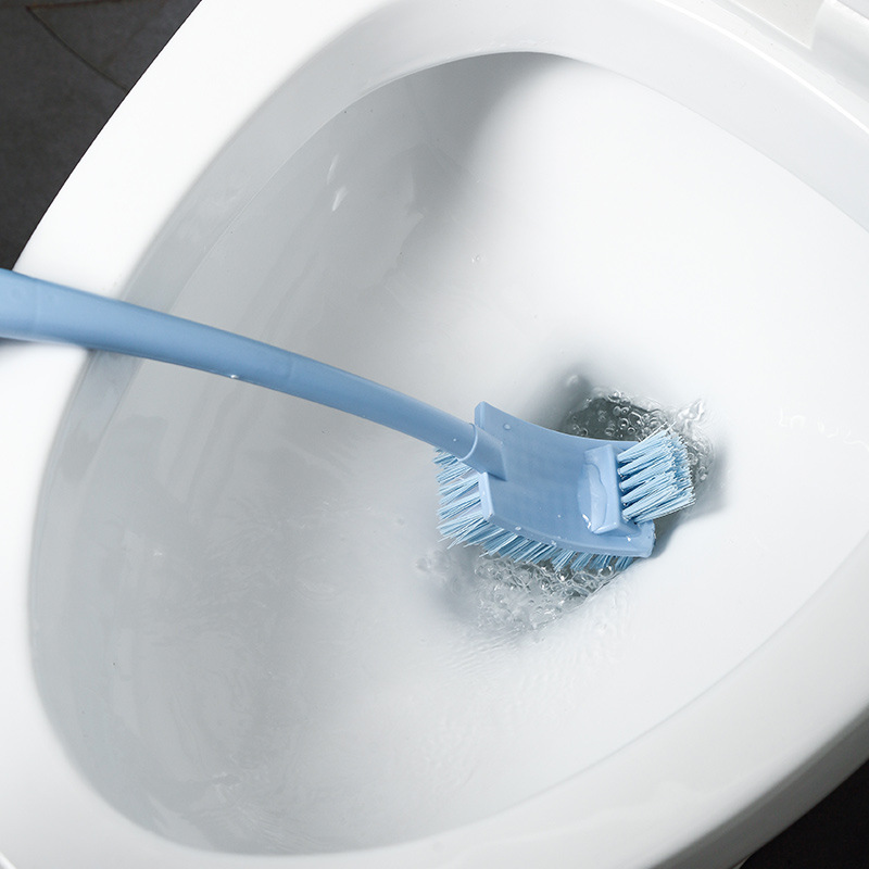 Toilet Brush without dead corner Toilet Brush Household Wall hanging Toilet Long handle soft sit clean Brush