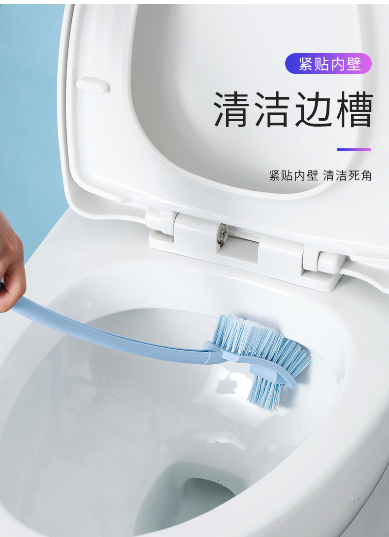 Toilet Brush without dead corner Toilet Brush Household Wall hanging Toilet Long handle soft sit clean Brush Toilet Brush without dead corner Toilet Brush Household Wall hanging Toilet Long handle soft sit clean Brush