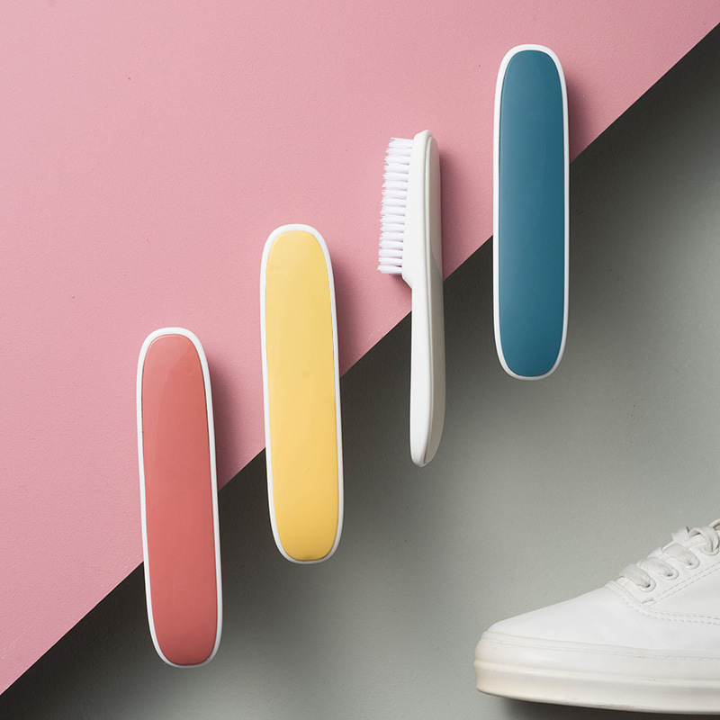 Shoe Brush Plastic Brush soft Bristle Shoe polish multifunctional small white Shoe Wash Shoe Brush Clean clothes collar