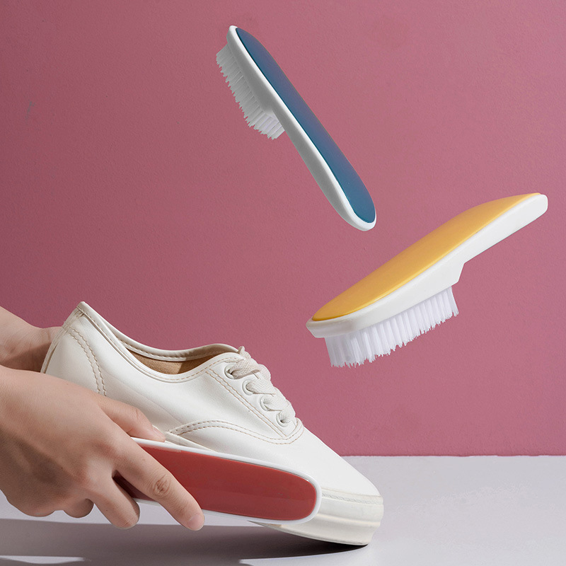 Shoe Brush Plastic Brush soft Bristle Shoe polish multifunctional small white Shoe Wash Shoe Brush Clean clothes collar