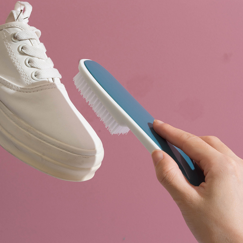 Shoe Brush Plastic Brush soft Bristle Shoe polish multifunctional small white Shoe Wash Shoe Brush Clean clothes collar