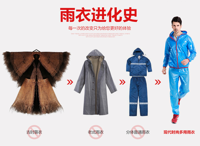 Split Raincoat and Rain Pants Suit Outdoor Waterproof Cycling Suit Sun Protection Poncho Bicycle Fashion Raincoat
