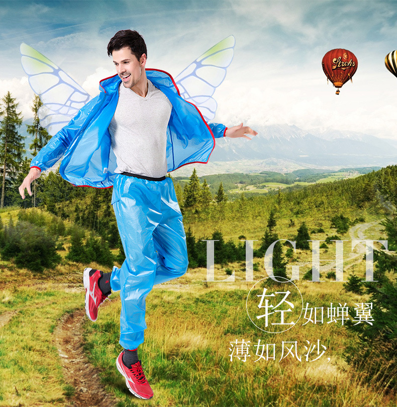 Split Raincoat and Rain Pants Suit Outdoor Waterproof Cycling Suit Sun Protection Poncho Bicycle Fashion Raincoat