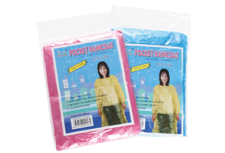 Travel disposable raincoat thickening adult outdoor raincoat travel men and women disposable poncho