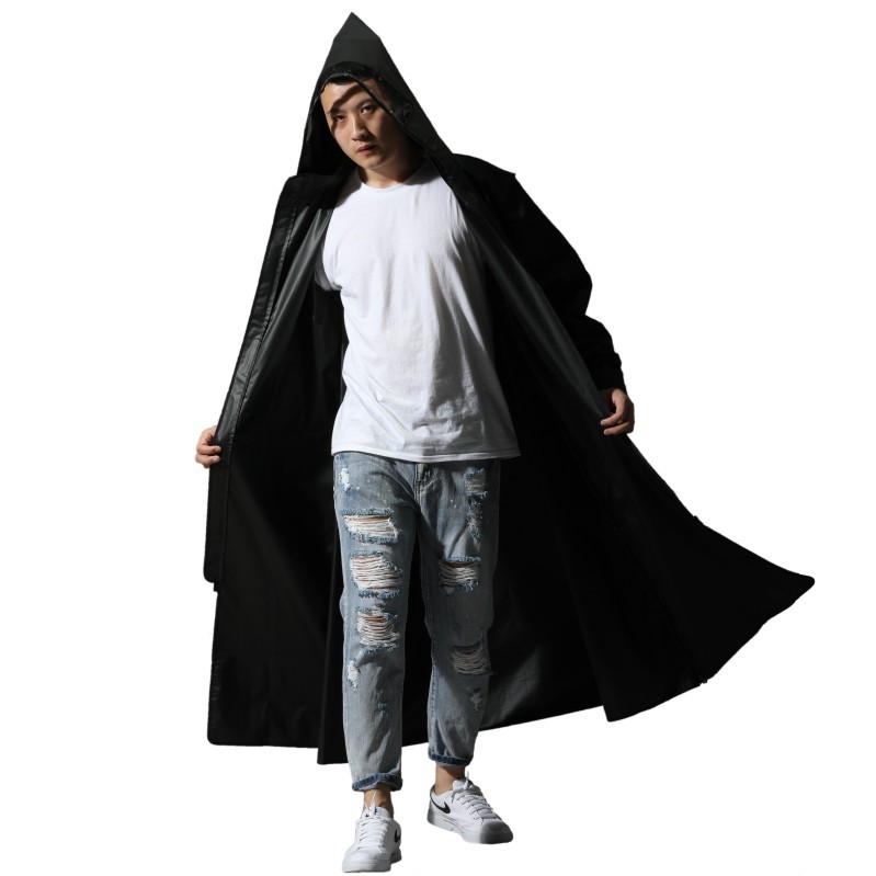 Guzhen Yixu whole body as EVA riding Poncho high with a long adult backpack multi-functional Raincoat