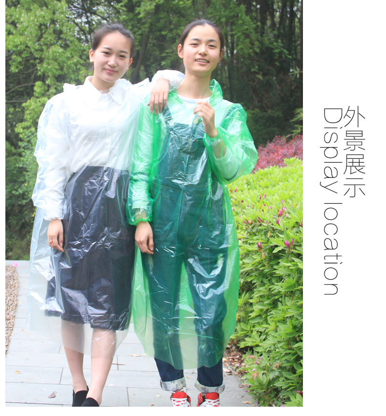 Raincoat Jacket Unisex Thickened Transparent Adult Portable Waterproof Raincoat Outdoor One-Piece Protective Disposable Poncho Raincoat Jacket Unisex Thickened Transparent Adult Portable Waterproof Raincoat Outdoor One-Piece Protective Disposable Poncho