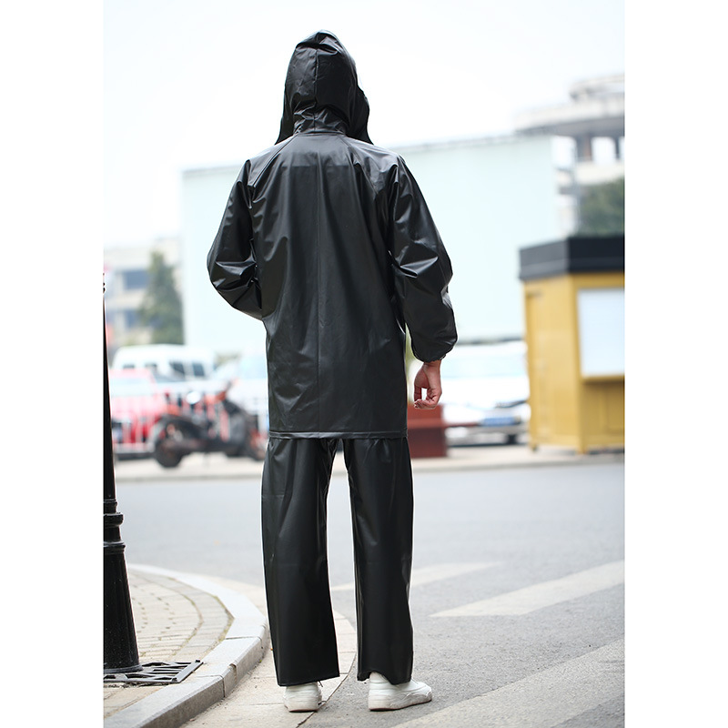 Foreign trade new creative adult rain cape outdoor raincoat suit PVC waterproof rain gear manufacturers wholesale customization