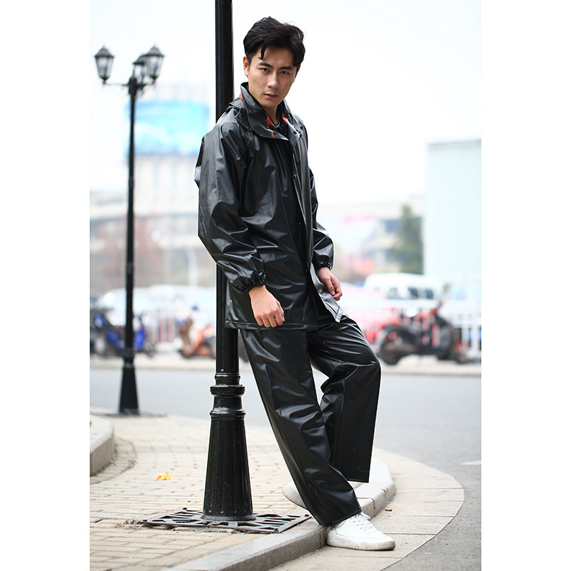 Foreign trade new creative adult rain cape outdoor raincoat suit PVC waterproof rain gear manufacturers wholesale customization
