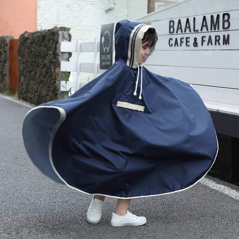 Children&#039;s Cloak Bicycle Raincoat Female Adult Fashion Hiking Backpack Mountain Climbing Biking Waterproof Windbreaker Poncho Coat