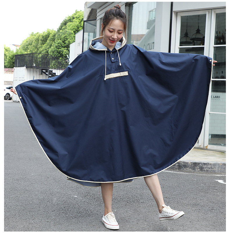Children's Cloak Bicycle Raincoat Female Adult Fashion Hiking Backpack Mountain Climbing Biking Waterproof Windbreaker Poncho Coat